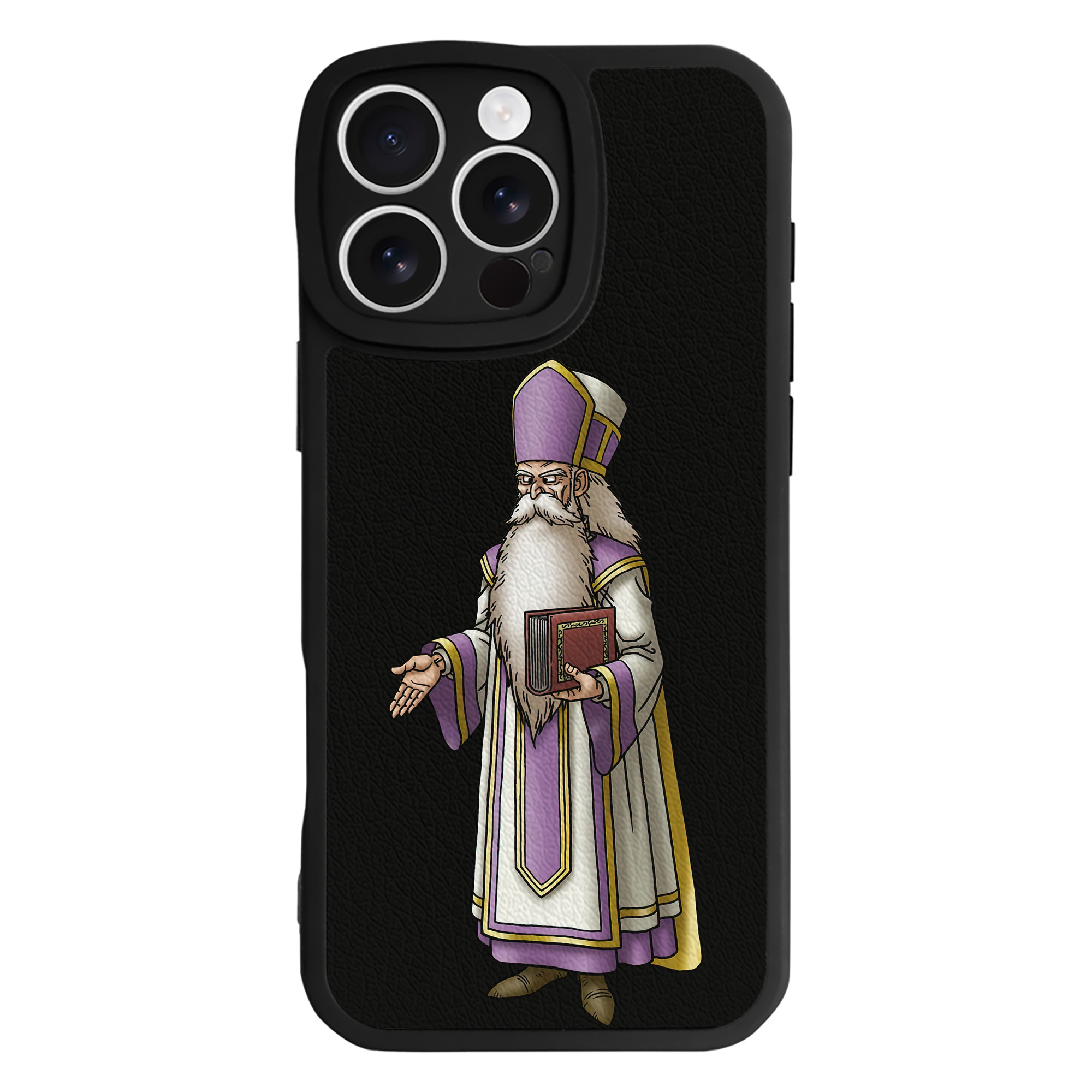 （画像用） ドラゴンクエスト Doragon Kuesuto Dragon Quest 【iPhone 16シリーズ対応】シリコンスマホケース（レザー調） 材質：シリコン